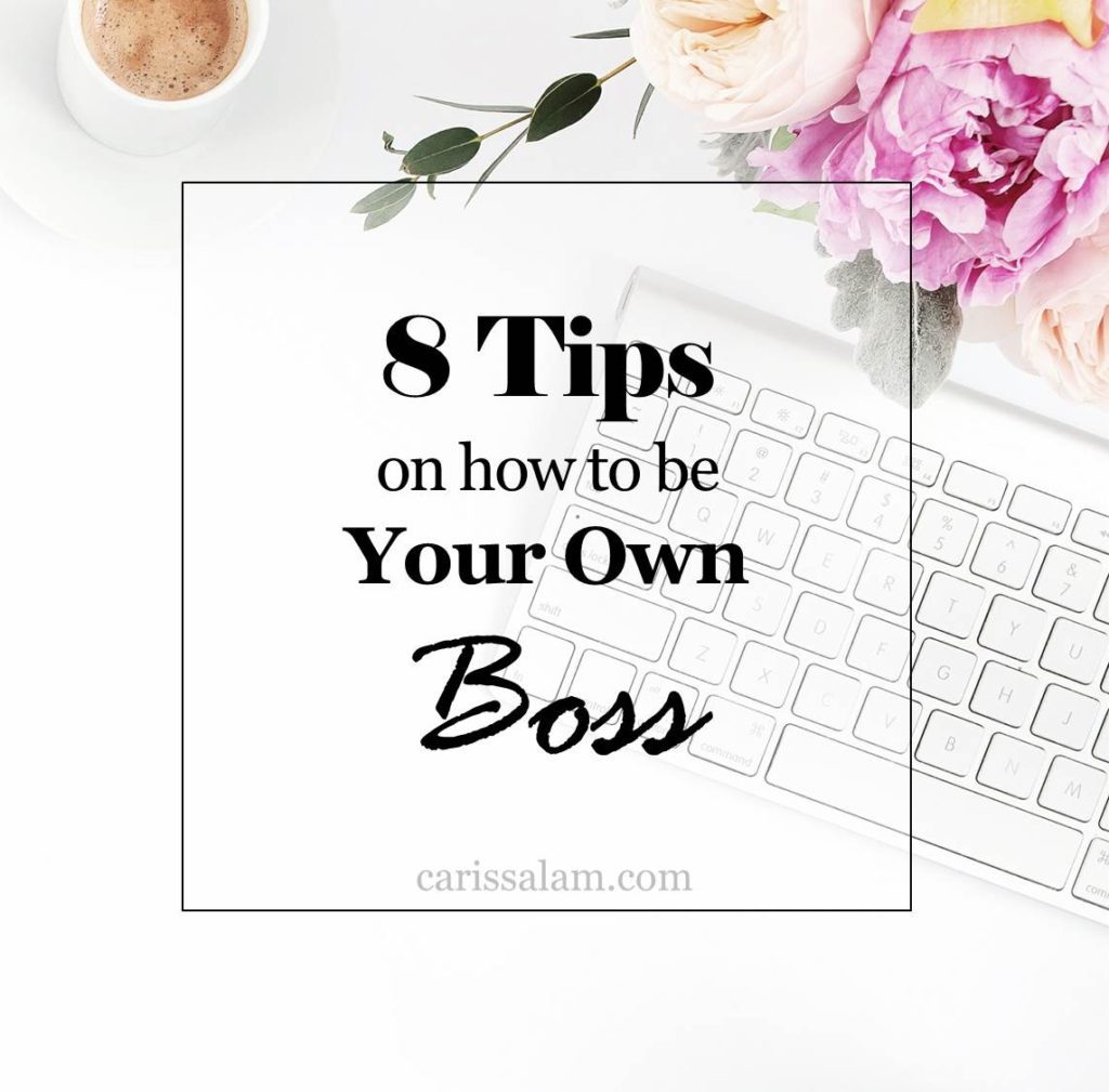 8 Tips on how to be your own boss cover2