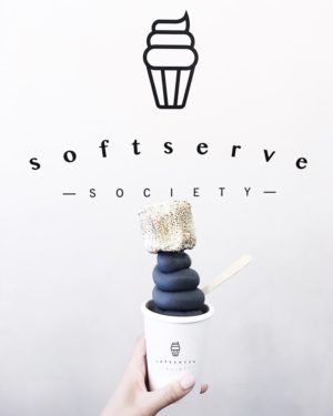 charcoal ice cream soft serve society